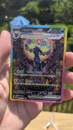 Pokemon TCG Umbreon ex 161/131 Holo Prismatic Evolutions Pokemon NM - Image 3