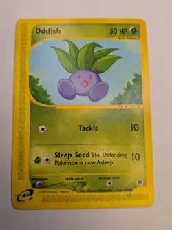 Oddish - Expedition 122/165 - 2002 WOTC - Pokemon TCG - E Reader - Image 1