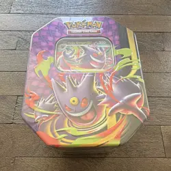 Pokemon Mega Moonlit - Mega Gengar-EX Tin - Pokemon Trading Card Game - Image 1