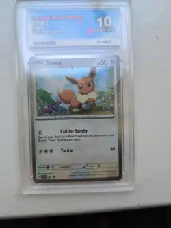 Pokemon Eevee 2023 Black Star Promo #043 Ace 10 Gem Mint - Image 2