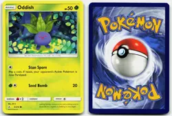 ODDISH 5/214 COMMON UNBROKEN BONDS POKEMON LP - Image 3