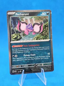 Pecharunt 149 SVP Cosmos Holo Black Star Promo Shrouded Fable Pokemon TCG - Image 1