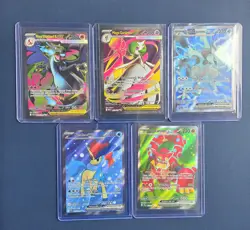 Pokemon TCG Ultra Rare Bundle X5 Inc Mega Charizard X Ex Mega Gardevoir Ex - Image 1