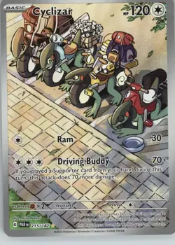 Cyclizar 215/182 Illustration Rare Paradox Rift Pokemon Near Mint - Image 1