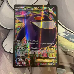 Gengar Ex - 114/119 XY Phantom Forces Ultra Rare Full Art Holo Pokemon 2014 - LP - Image 3