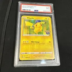 2022 Pokemon Go Pikachu #028 - Holo PSA 9 Mint Condition Illus. Narumi Soto - Image 2