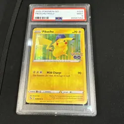 2022 Pokemon Go Pikachu #028 - Holo PSA 9 Mint Condition Illus. Narumi Soto - Image 3