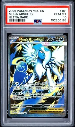 Pokemon Mega Evolution - Mega Absol ex 161/132 - Ultra Rare #161 - PSA 10 - Image 1