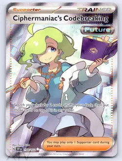 Ciphermaniac's Codebreaking 198/162 Pokemon Temporal Forces Ultra Rare - Image 1