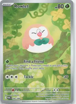 Rowlet 090/088 Illustration Rare Perfect Order Pokemon NM/M - Image 1