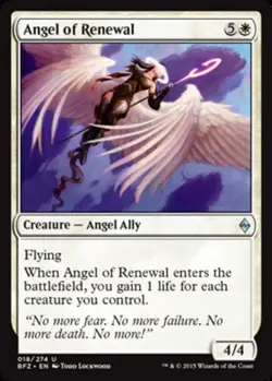 Angel of Renewal x1 NM Magic the Gathering 1x Battle for Zendikar mtg card - Image 1