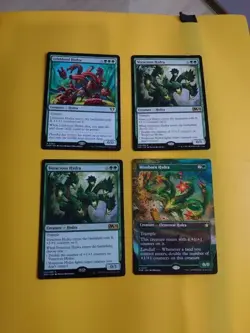 Hydra x4. Lifeblood, Voracious x2 M20 & Mossborn Hydra FDN MTG 4 creature Card. - Image 1
