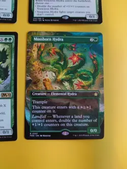 Hydra x4. Lifeblood, Voracious x2 M20 & Mossborn Hydra FDN MTG 4 creature Card. - Image 2