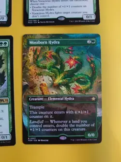 Hydra x4. Lifeblood, Voracious x2 M20 & Mossborn Hydra FDN MTG 4 creature Card. - Image 3