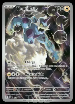 Thundurus 209 Holo Promo Scarlet & Violet Promo Pokemon Near Mint - Image 1