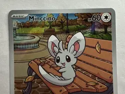 Minccino 152/086 Holo Illustration Rare Pokemon TCG Black Bolt - Image 2
