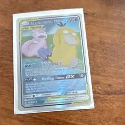 Slowpoke & Psyduck GX 095/094 Sm11 Miracle Twin Super Rare TAG TEAM Holo JP - Image 1