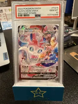 2022 Pokemon SWSH FA/Sylveon VMAX PSA 10 - Image 1