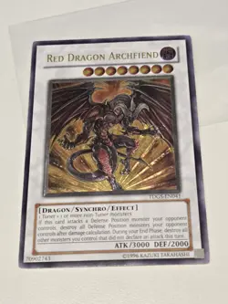 Yu-Gi-Oh! Red Dragon Archfiend TDGS-EN041 Ultimate Rare Near Mint - Image 1