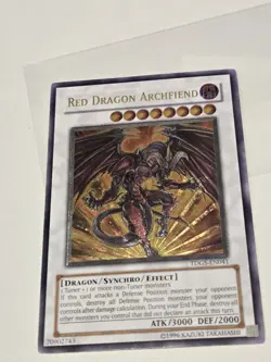 Yu-Gi-Oh! Red Dragon Archfiend TDGS-EN041 Ultimate Rare Near Mint - Image 3