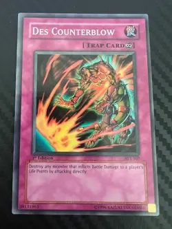 Yugioh Des Counterblow AST-107 Super Rare 1st Ed VLP - Image 1