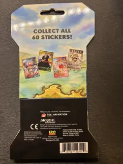 ANIME ONE PIECE HOLOGRAPHIC TRADING STICKERS BLISTER PACK SEALED NEW - Image 2
