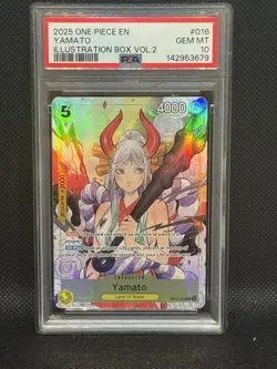 Yamato PSA 10 (Illustration Box Vol.2) ST13-016 One Piece Promotion Cards Foil - Image 1