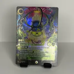 Ravensburger Disney Lorcana Alien True Believer Enchanted #229/204 - Image 1