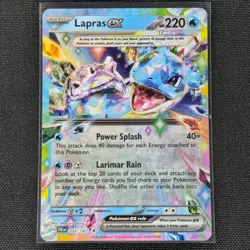 Lapras ex - 32/142 - Double Rare - Stellar Crown - Pokemon Card - NM/M - Image 1