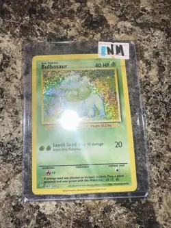 MINT Bulbasaur 001/034 Holo CLV EN Classic Collection Pokemon Card - Image 2