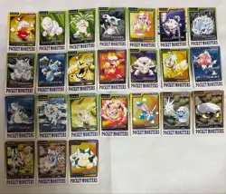 Pokemon Carddass 59 Card Lot Trading Card Set Vintage Authentic Rare - Image 2