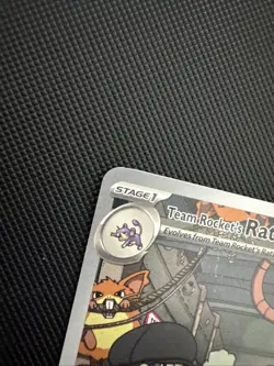 Pokemon TCG Team Rockets Raticate Card 202/182 Destined Rivals Illustration - Image 2
