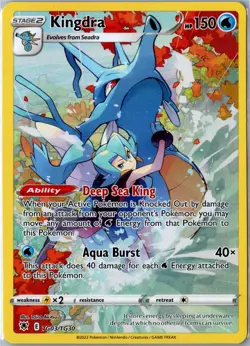 Pokemon Card - Kingdra Astral Radiance Trainer Gallery TG03/TG30 Holo LP - Image 1