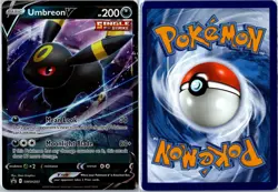 Pokemon Card - Umbreon V Sword & Shield Promo SWSH203 Promo Holo Lightly Played - Image 3
