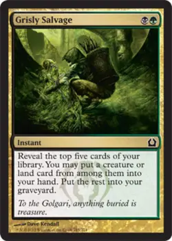 Grisly Salvage x1 NM Magic the Gathering 1x Return to Ravnica mtg card - Image 1