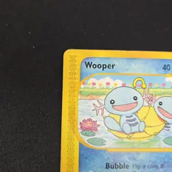 Wooper 117/147 Common Aquapolis Pokemon E-Reader Card 2002 - LP (B) - Image 2