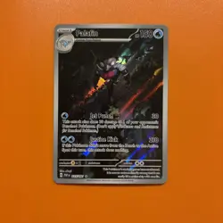 Palafin 225/091 Paldean Fates Illustration Rare Holo Pokemon TCG Card - Image 1