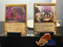 CHAOTIC RARE GAFFAT-RA AND AILAV CARDS - Image 1