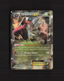 Tyrantrum EX XY70 XY Promos Black Star Promo Holo Pokemon Card MP - Image 1