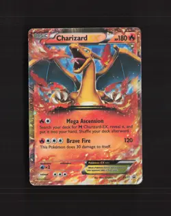 Charizard EX XY17 XY Promos Black Star Promo Holo Pokemon Card DMG - Image 1