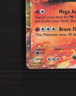Charizard EX XY17 XY Promos Black Star Promo Holo Pokemon Card DMG - Image 5