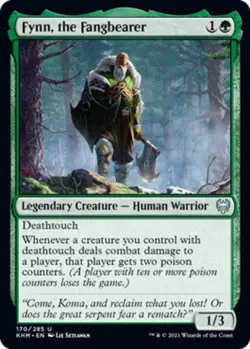Fynn, the Fangbearer x1 NM Magic the Gathering 1x Kaldheim mtg card - Image 1