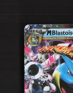 Mega M Blastoise EX 30/146 XY Ultra Rare Holo Pokemon Card DMG - Image 3