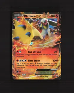 Blaziken EX XY54 XY Promos Black Star Promo Holo Pokemon Card MP - Image 1