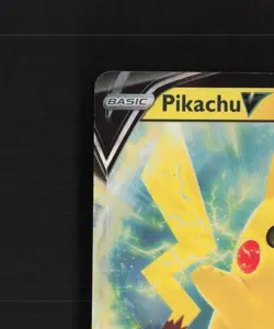 Pikachu V SWSH198 Sword & Shield Black Star Promo Holo Pokemon Card LP - Image 3
