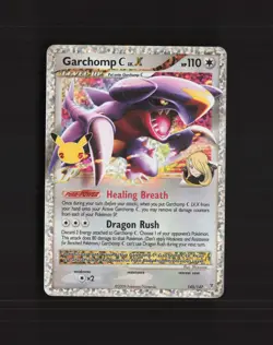 Garchomp C LV.X 145 Celebrations Stamped Classic Collection Pokemon Card LP+ - Image 1