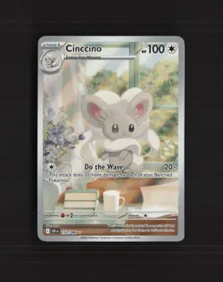 Cinccino 153/086 Black Bolt Full Art Ultra Rare Holo Pokemon Card NM - Image 1