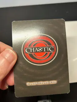 CHAOTIC RASBMA DARINI MAX ENERGY POWER SPEED (3-MAX STATS) TIN PROMO CARD - Image 2