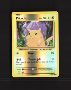 Pikachu 35/108 Evolutions Reverse Holo Pokemon Card LP - Image 1