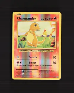 Charmander 9/108 Evolutions Reverse Holo Pokemon Card LP - Image 1